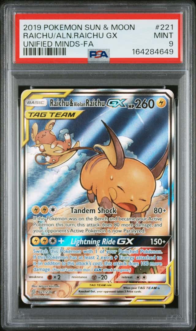 Raichu & Alolan Raichu GX