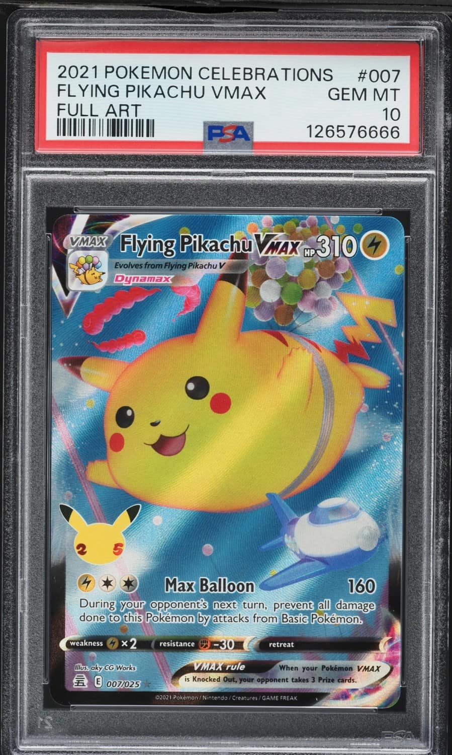Flying Pikachu Vmax