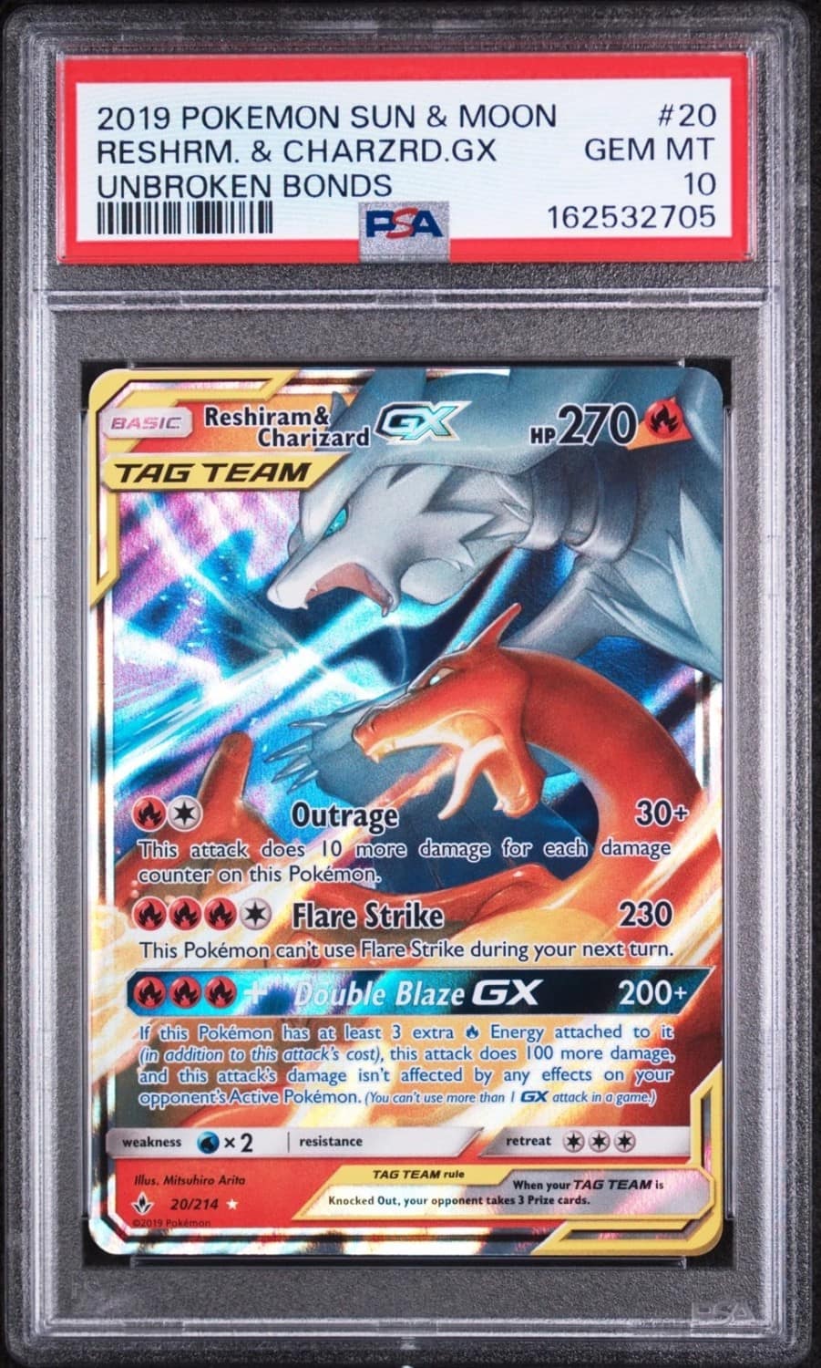Reshiram & Charizard Gx