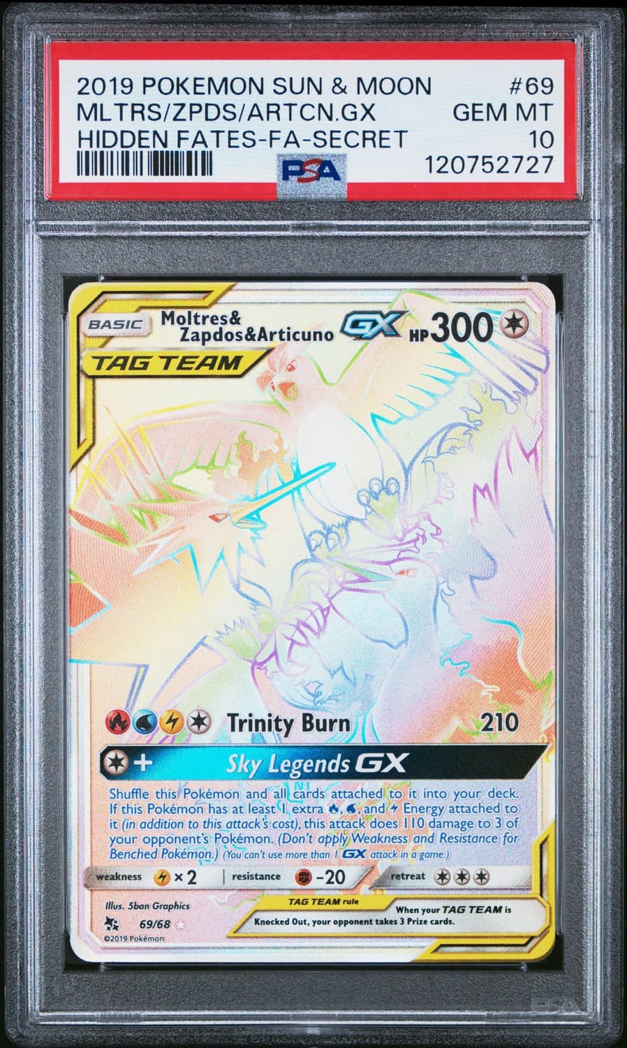 Moltres & Zapdos & Articuno Gx