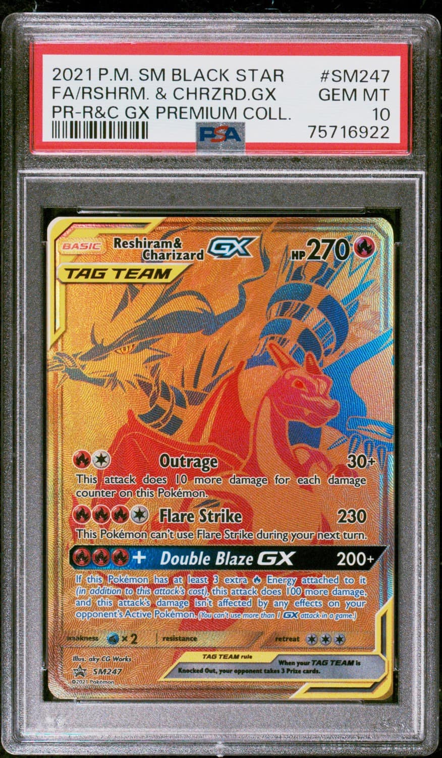 Reshiram & Charizard Gx
