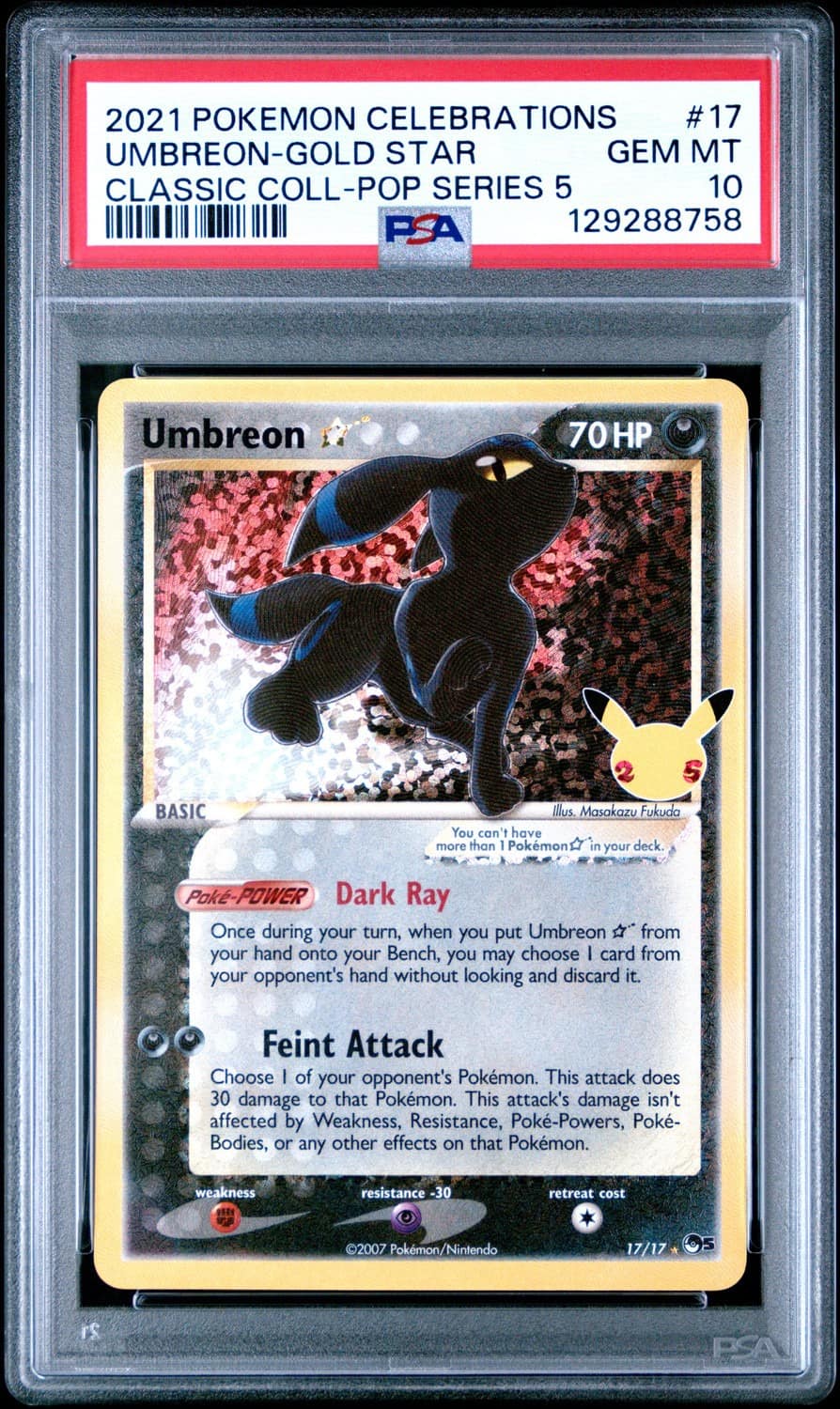 Umbreon-Gold Star