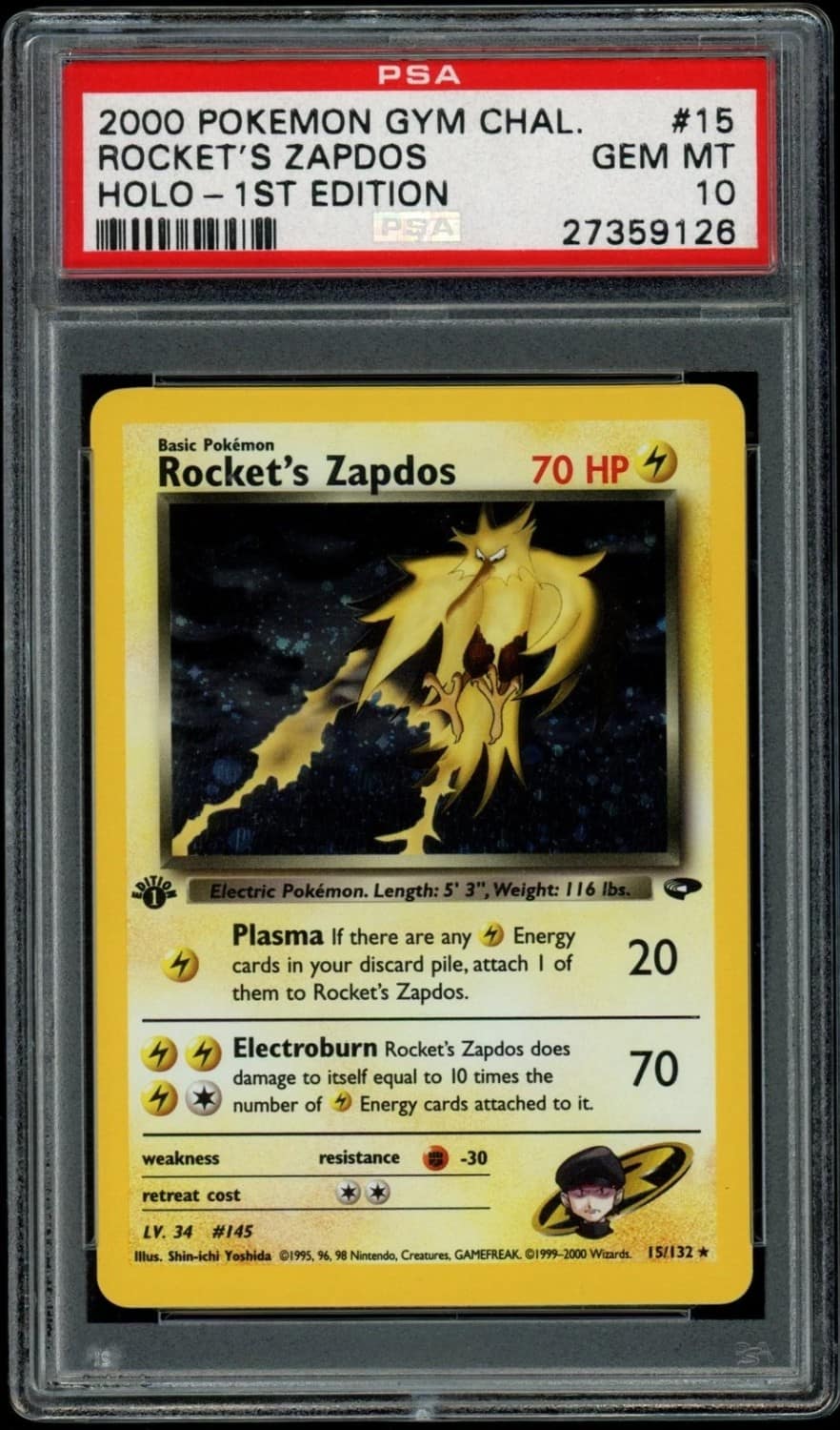 Rocket'S Zapdos