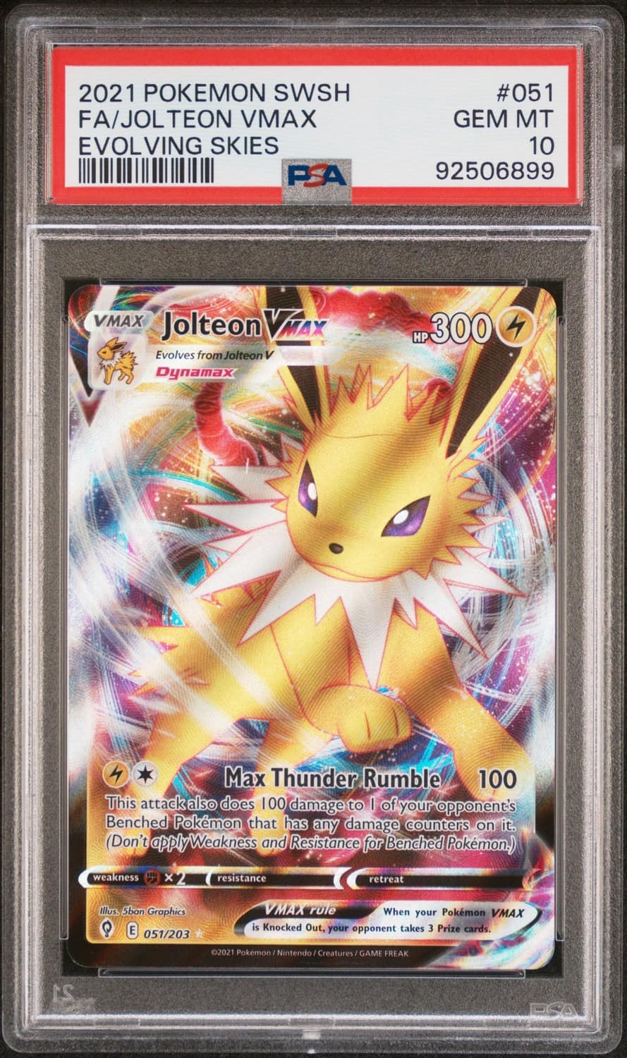 Jolteon Vmax