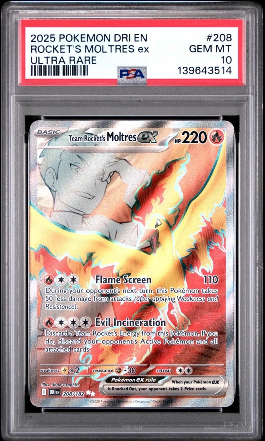 Rocket'S Moltres Ex
