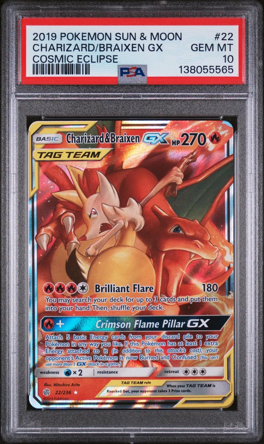Charizard/braixen Gx