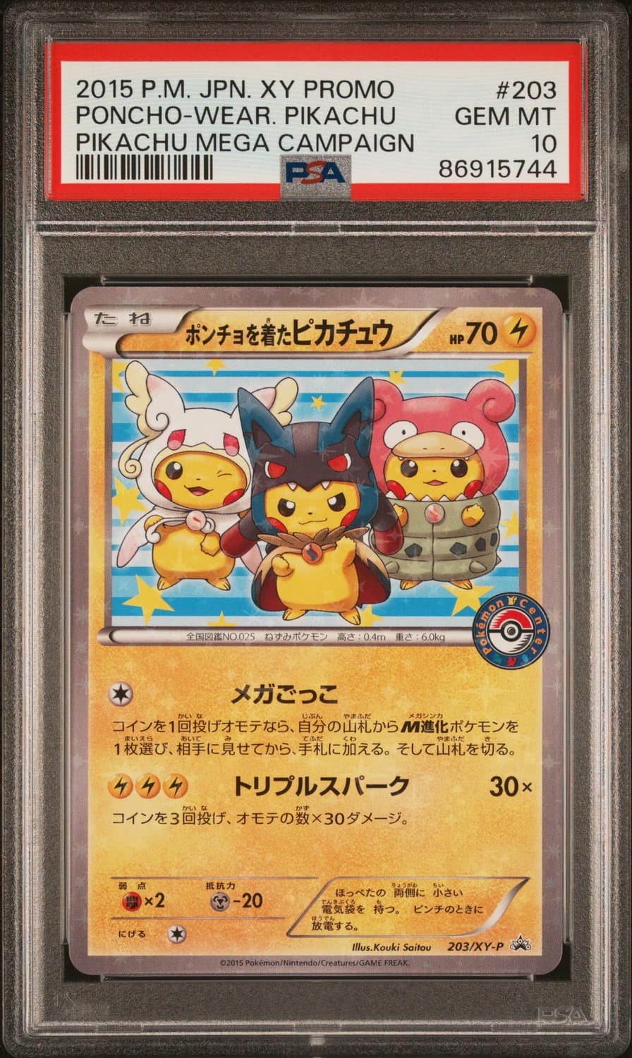 Poncho-Wear Pikachu