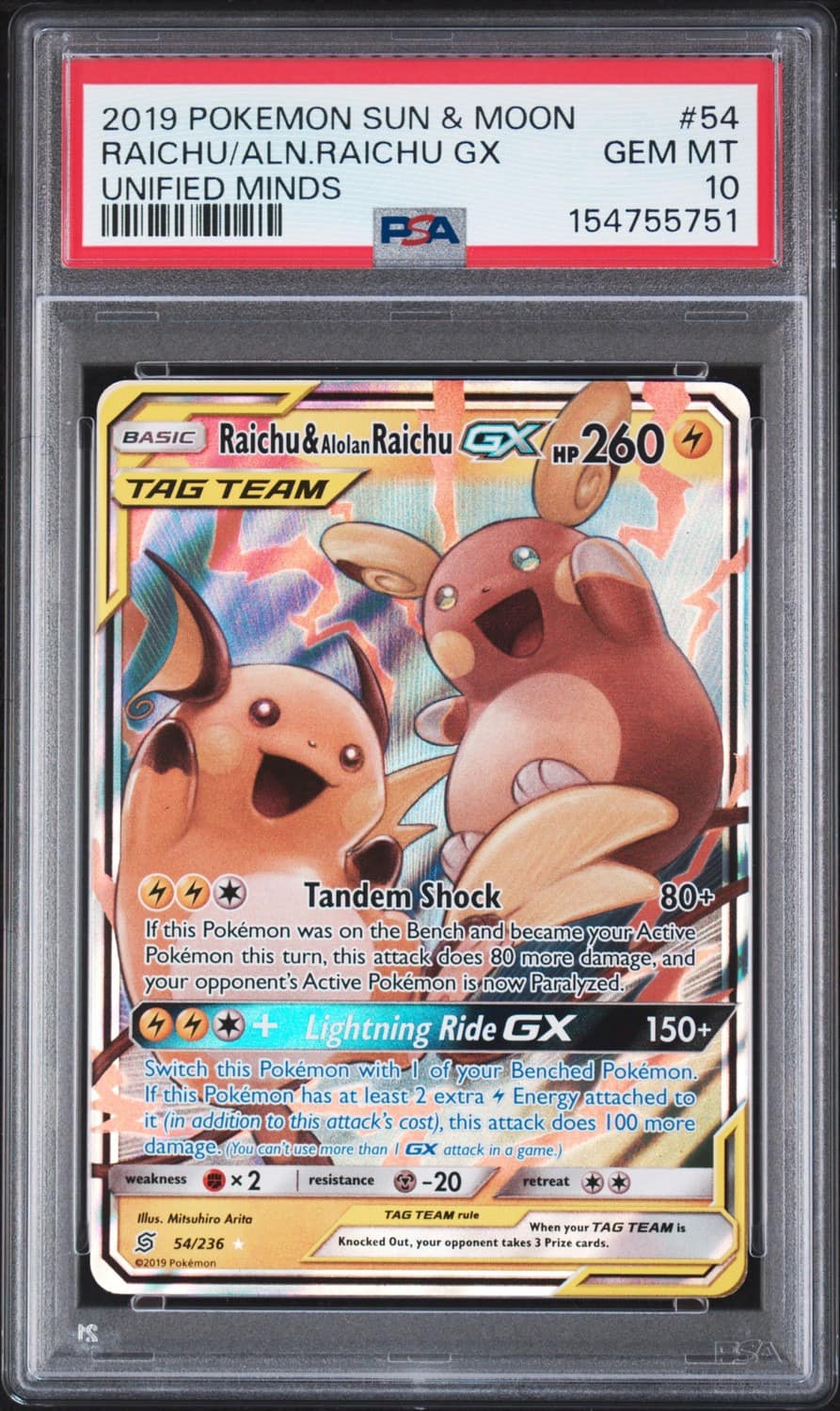 Raichu & Alolan Raichu Gx