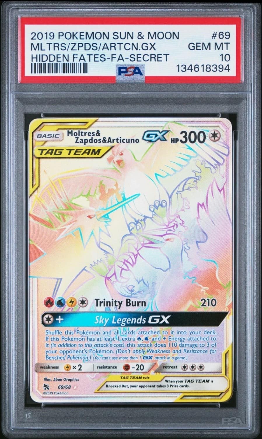 Moltres & Zapdos & Articuno Gx