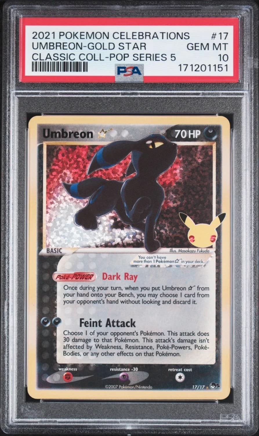 Umbreon-Gold Star