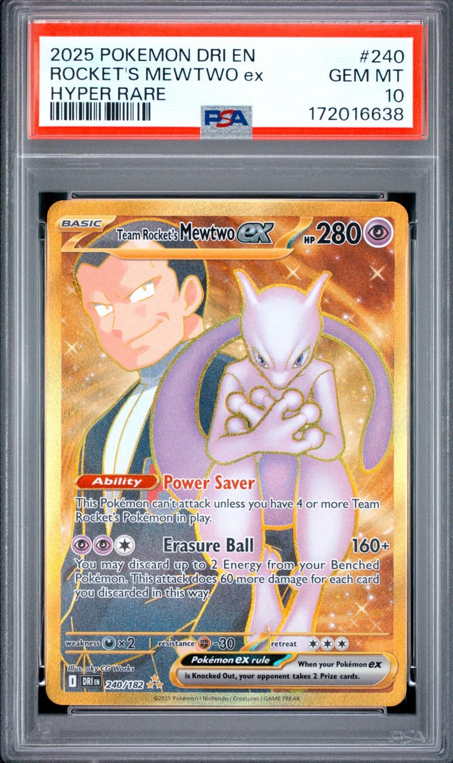 Rocket'S Mewtwo Ex