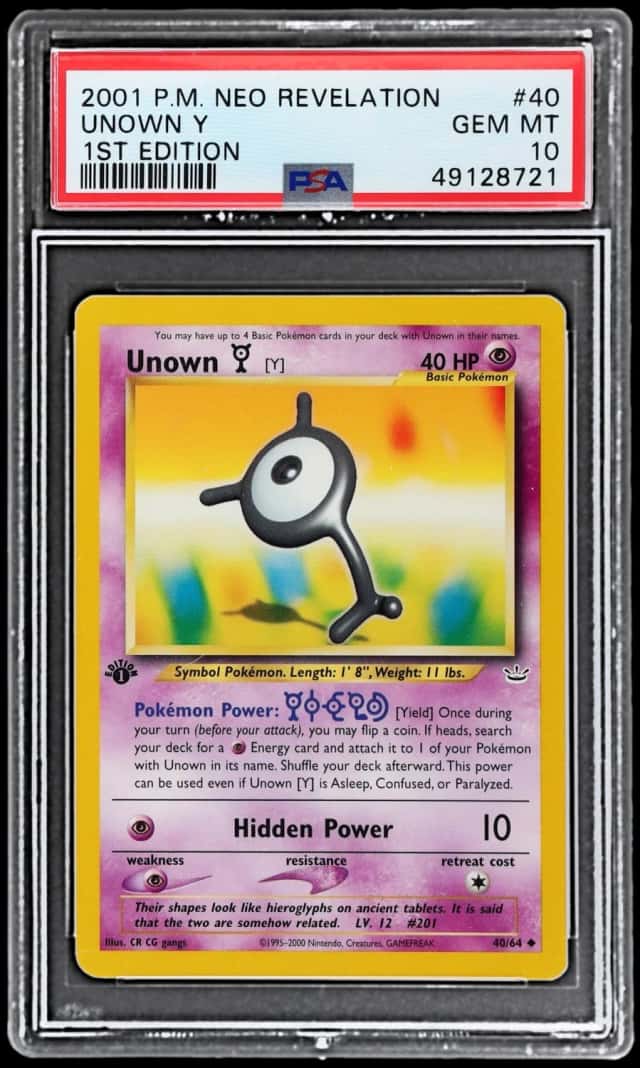 Unown Y