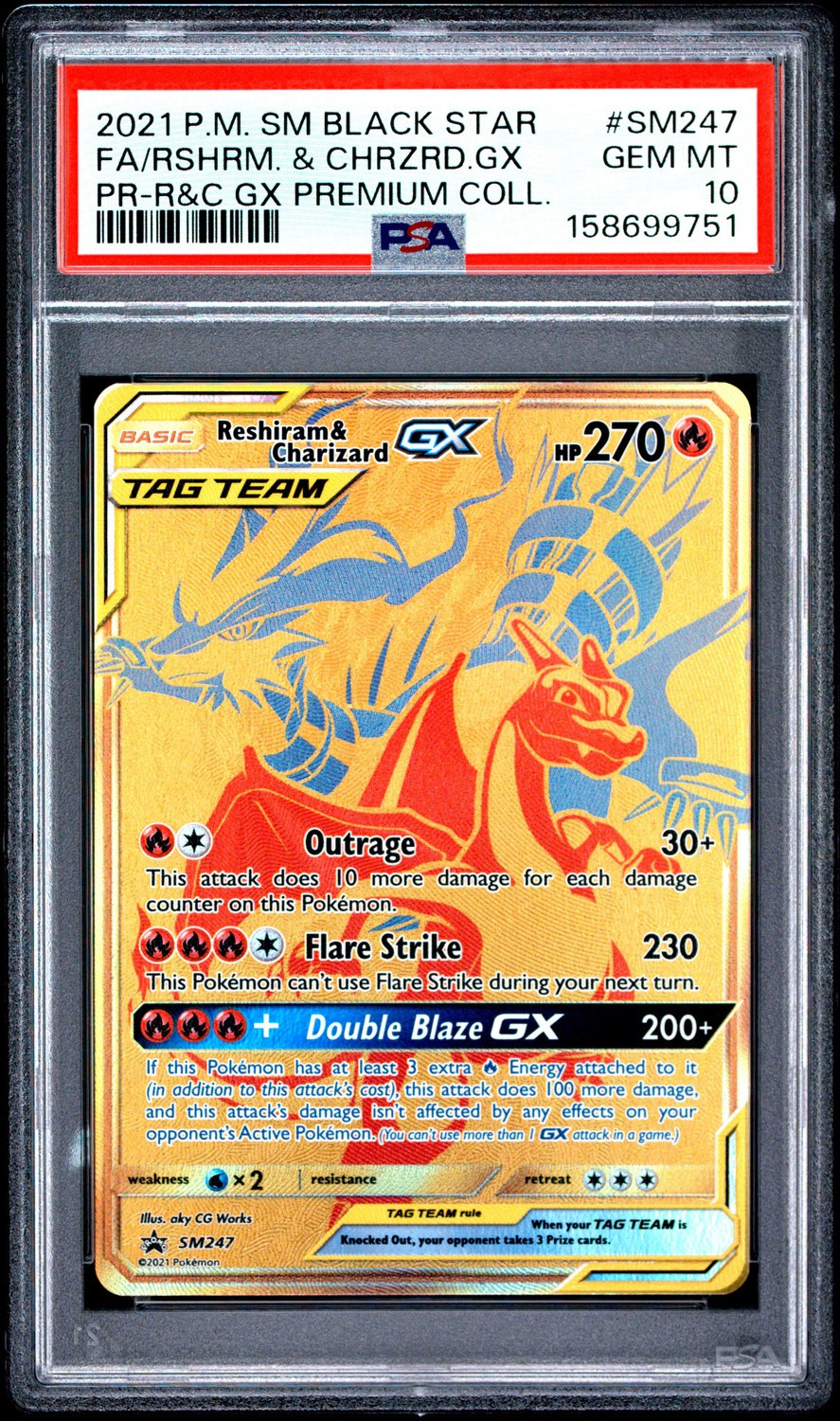Reshiram & Charizard GX