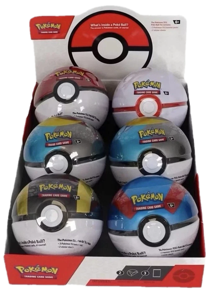 Poke Ball Tin Display Tin