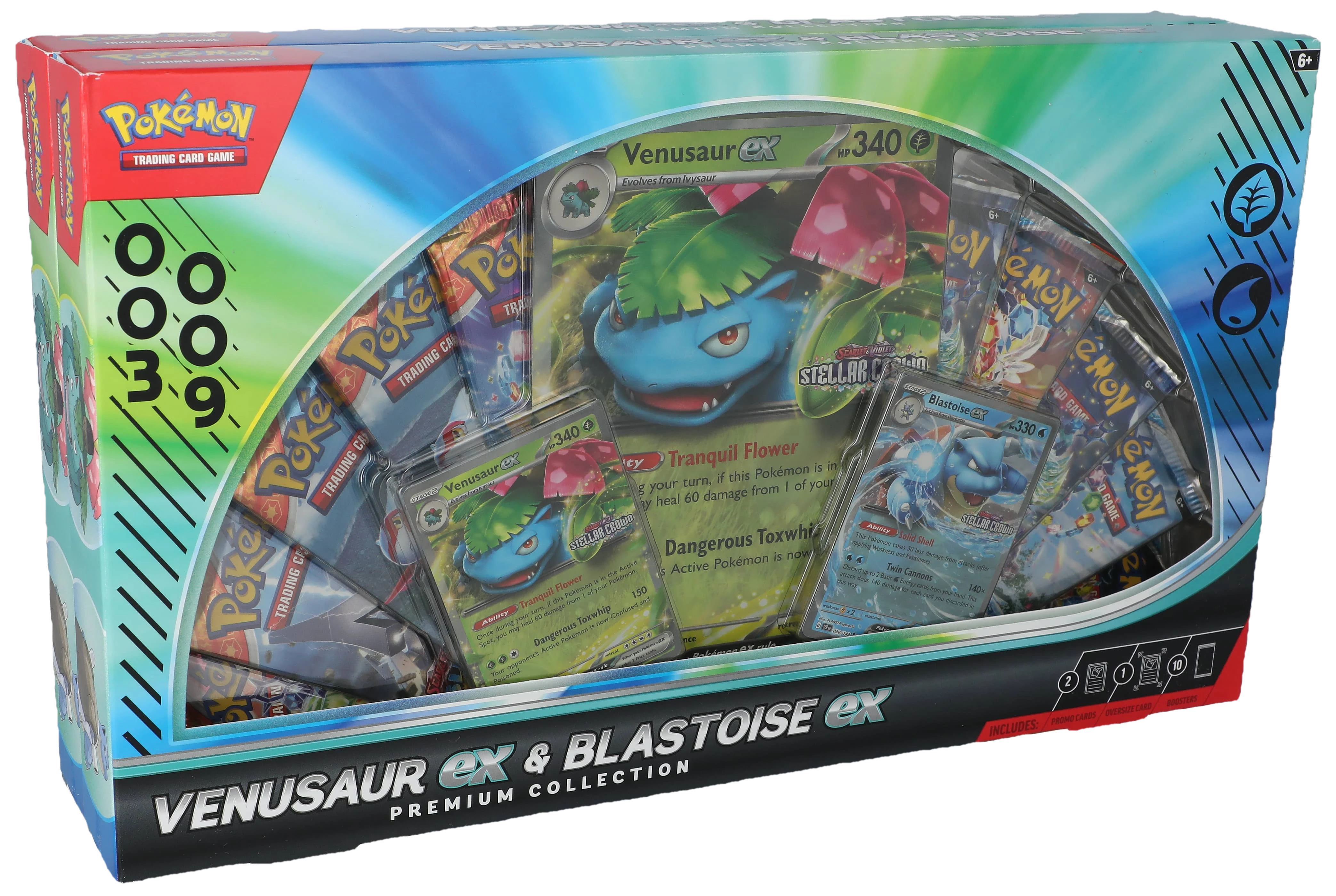 Stellar Crown Venusaur & Blastoise Premium Collection Collection Box