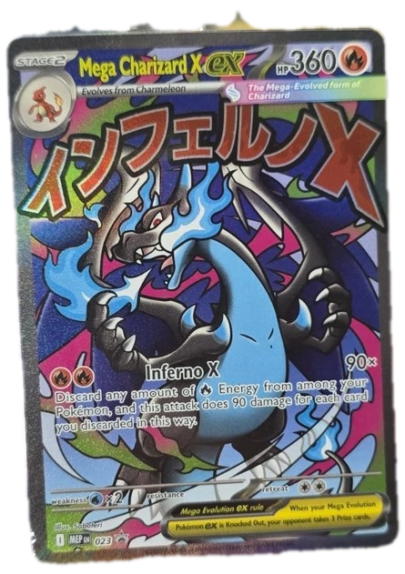 Mega Charizard X Collection Sealed Promo Card