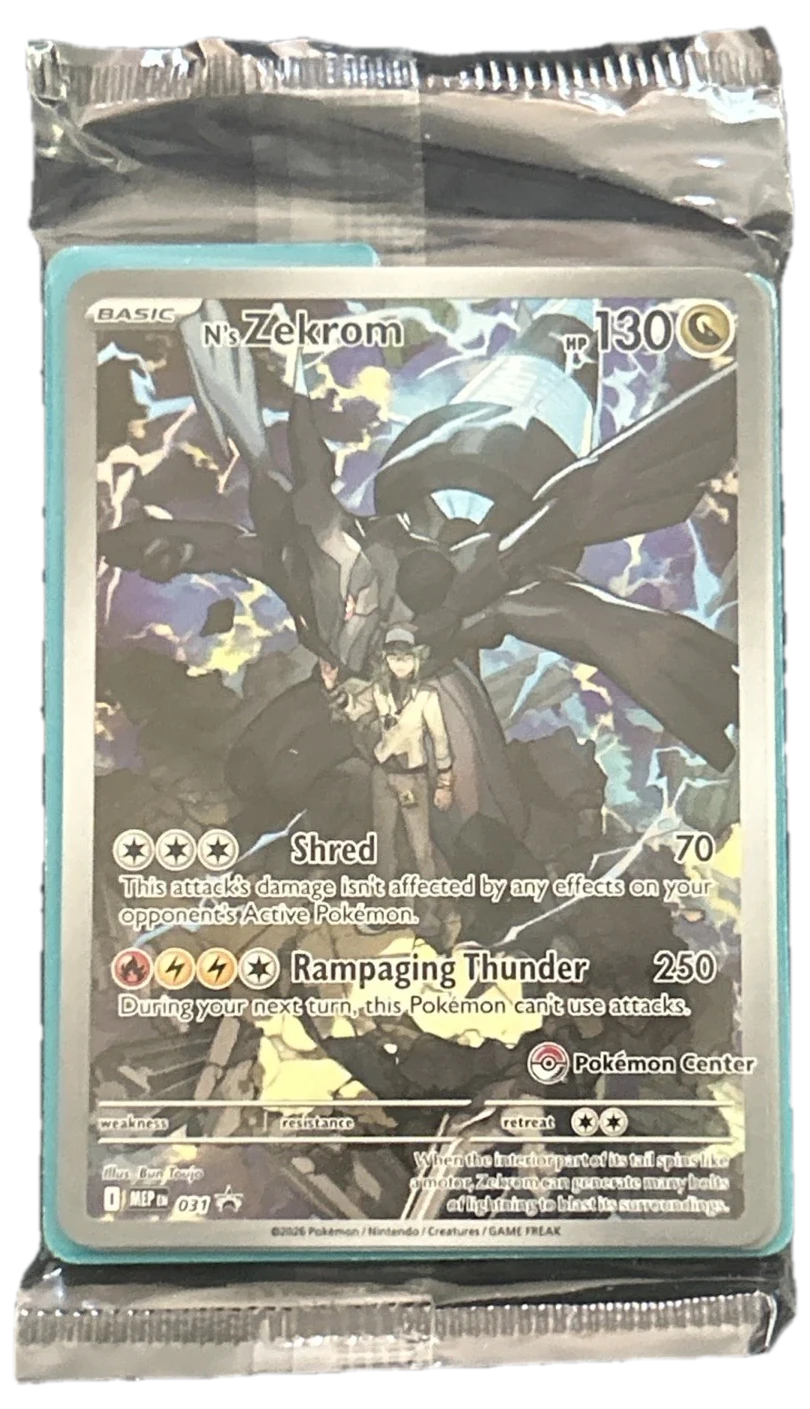 Ns Zekrom 031 Promo Sealed Promo Card