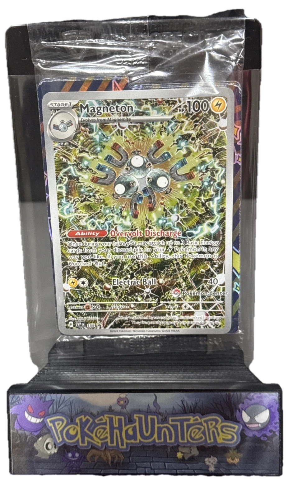 Promos Magneton Sv 159 Pokemon Center Stamped Promo Sealed Promo Card