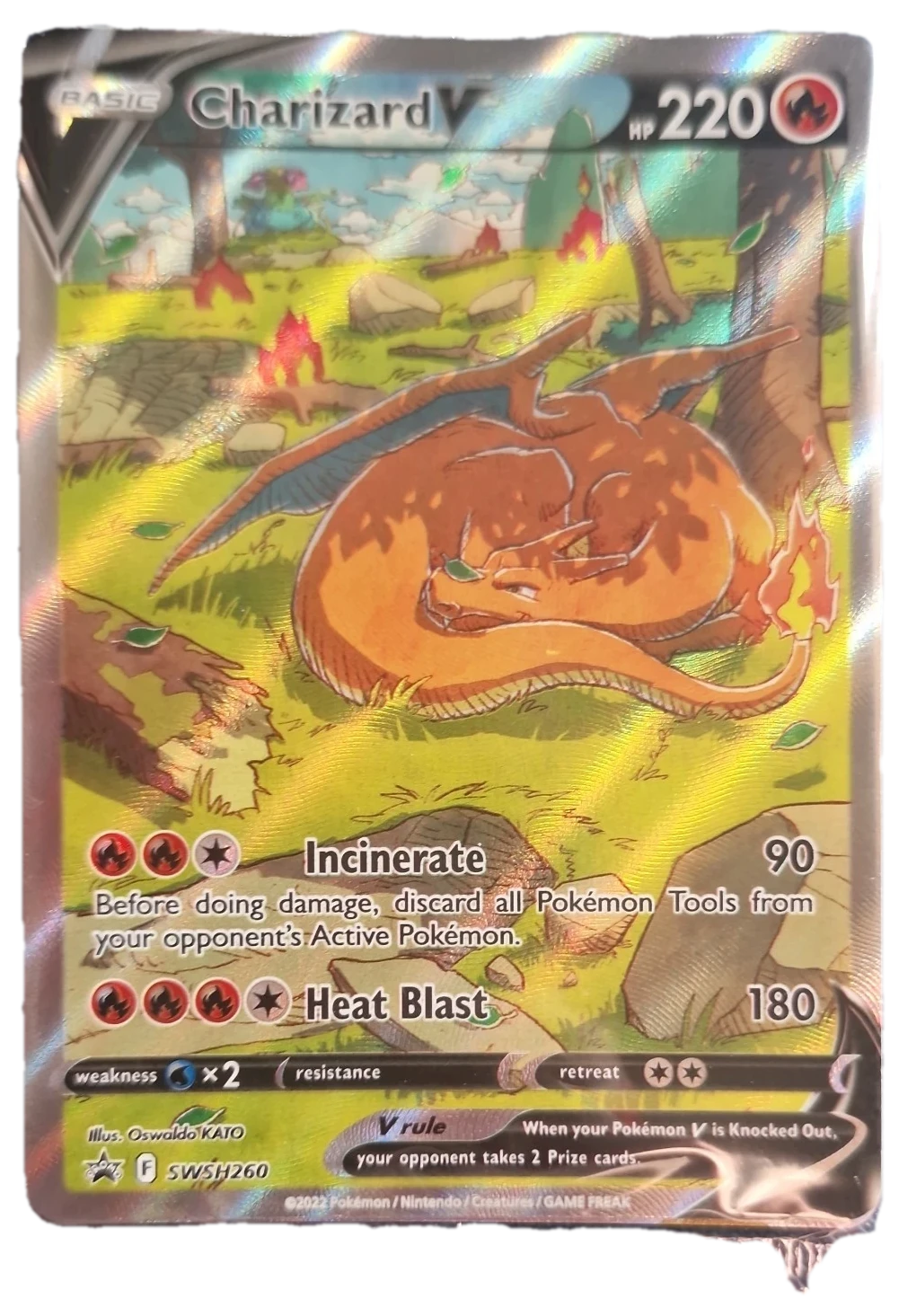 Black Star Promos Charizard V Swsh260 Sealed Promo Card