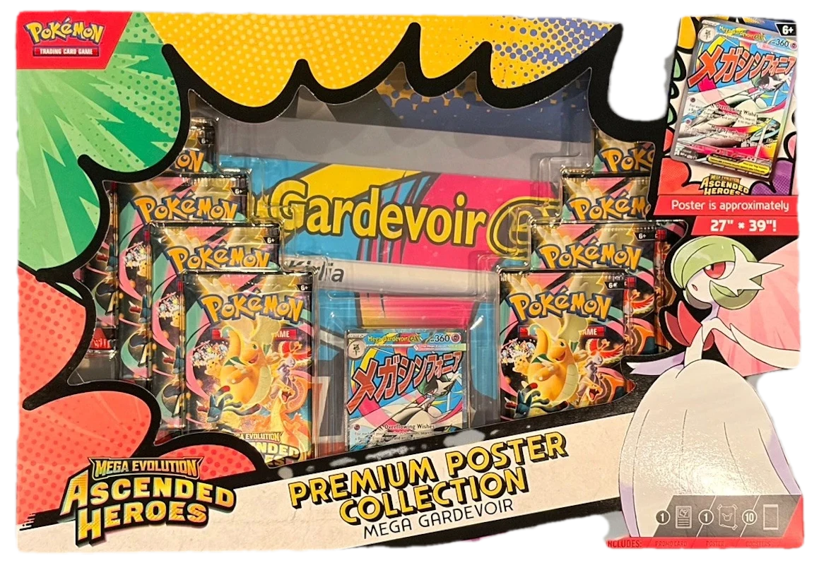 Ascended Heroes Mega Gardevoir Premium Poster Collection Collection Box