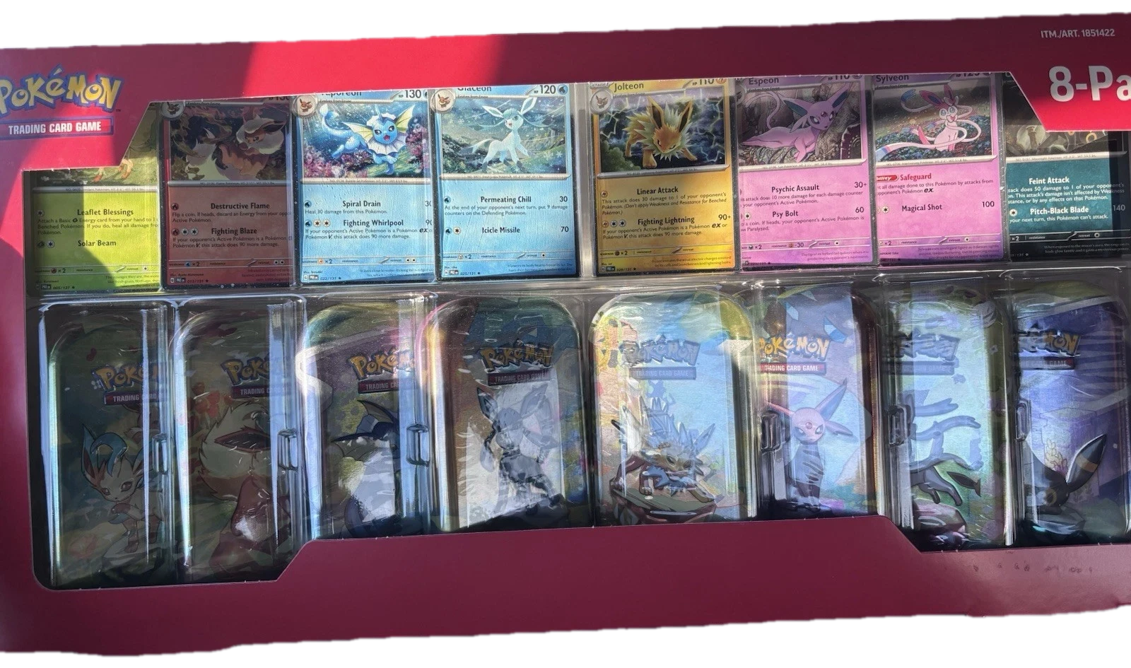 Prismatic Evolutions Eevee Evolutions Mini Tin Collection Collection Box