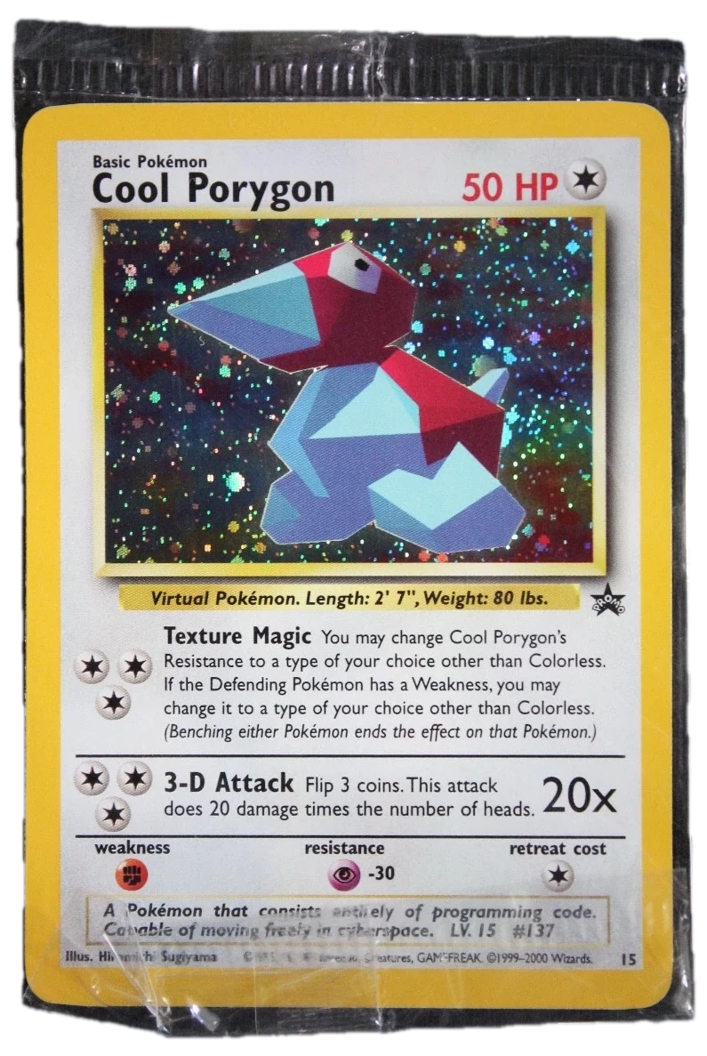 Wizards Black Star Promos Cool Porygon Sealed Promo Card