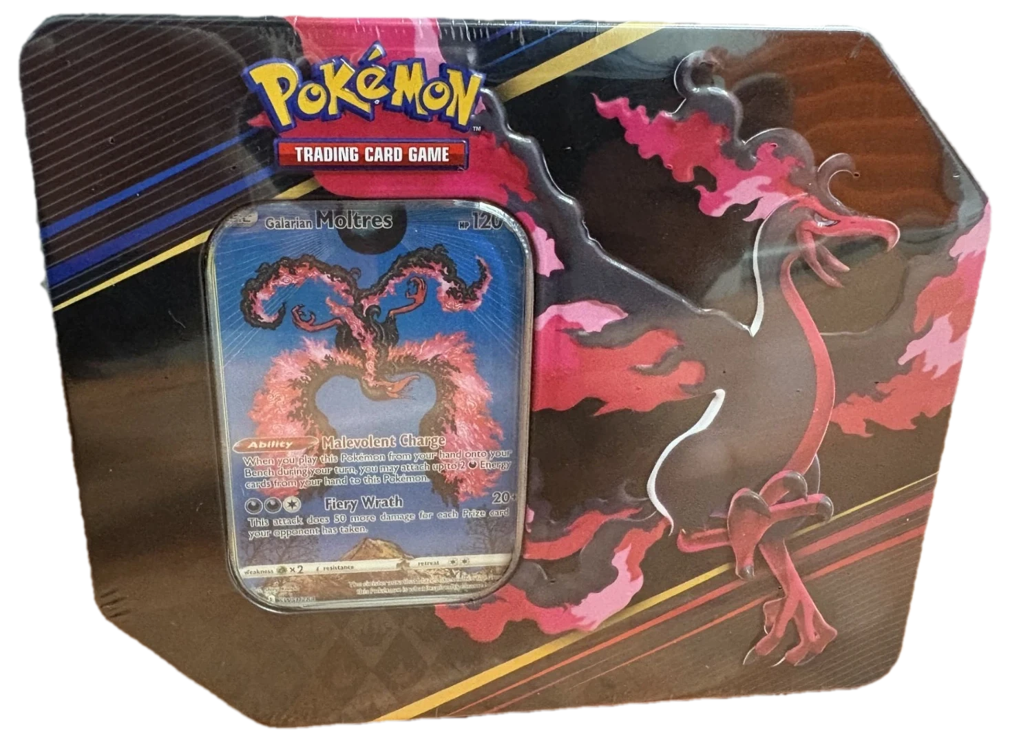 Crown Zenith Galarian Moltres Tin Tin
