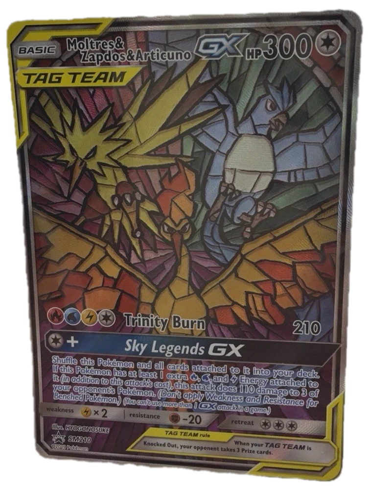 Promos Moltres & Zapdos & Articuno Sm210 Sealed Promo Card
