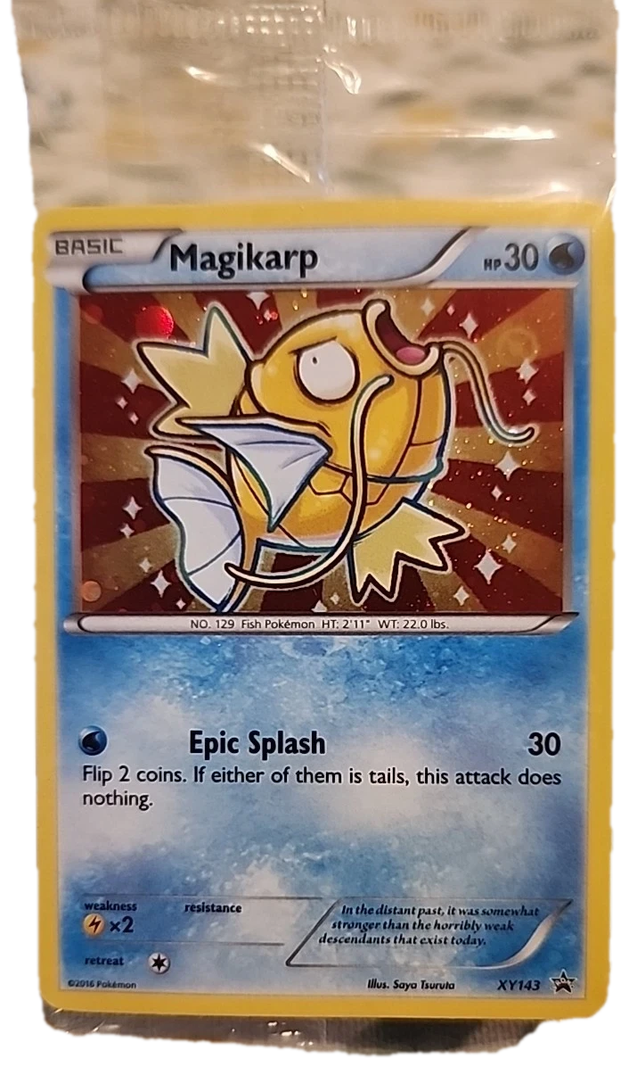 Xy Black Star Promos Magikarp Xy143 Promo Sealed Promo Card
