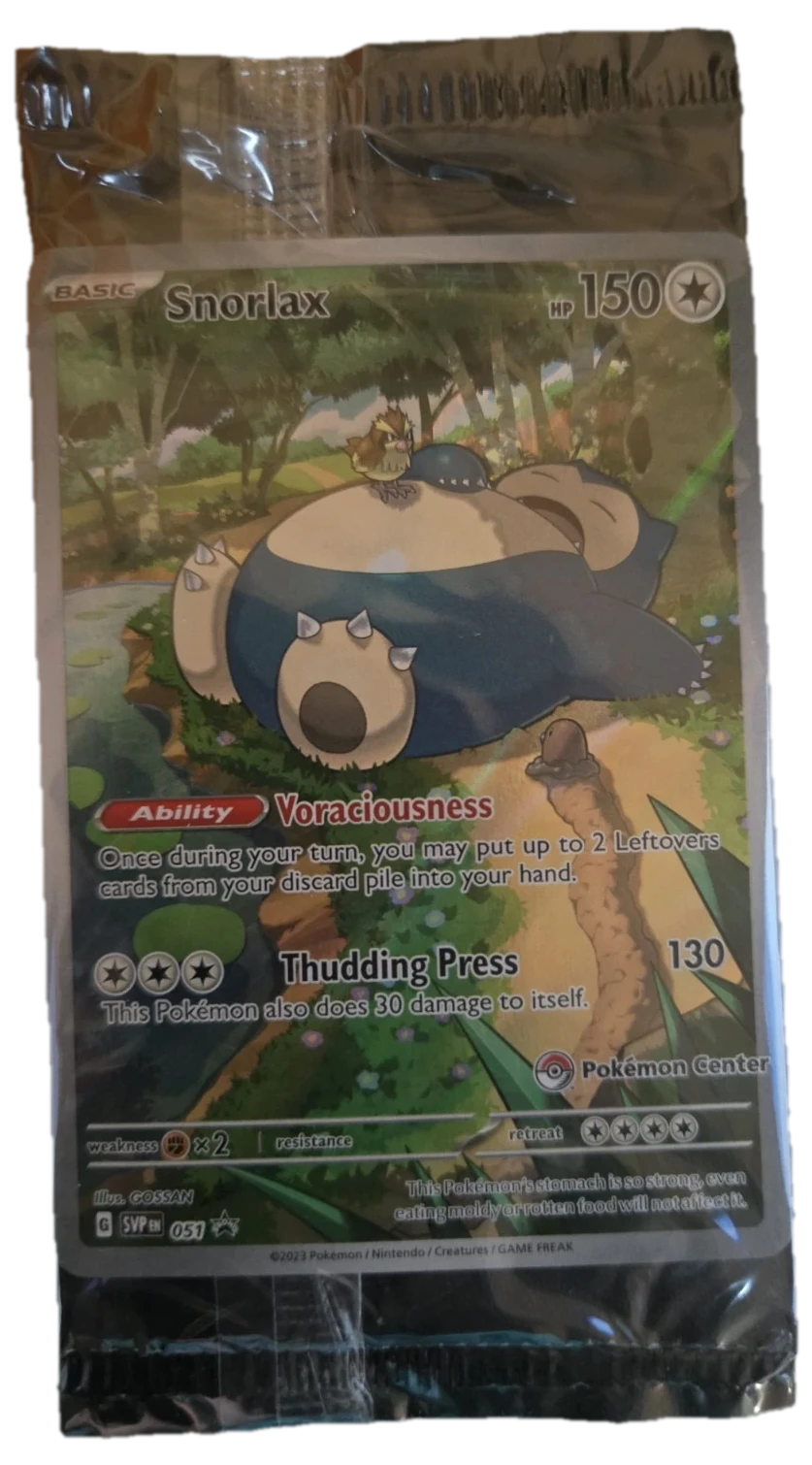 Promos Snorlax Svp 051 Promo Sealed Promo Card