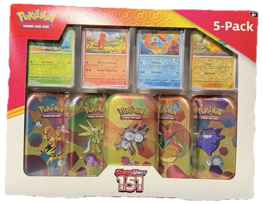 151 Mini Tin Display Collection Box