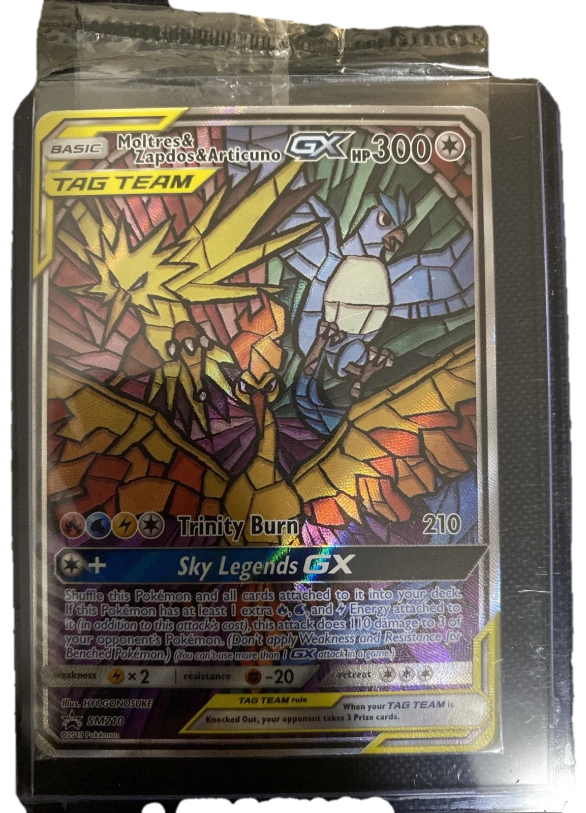 Black Star Promos Moltres & Zapdos & Articuno Sm210 Sealed Promo Card