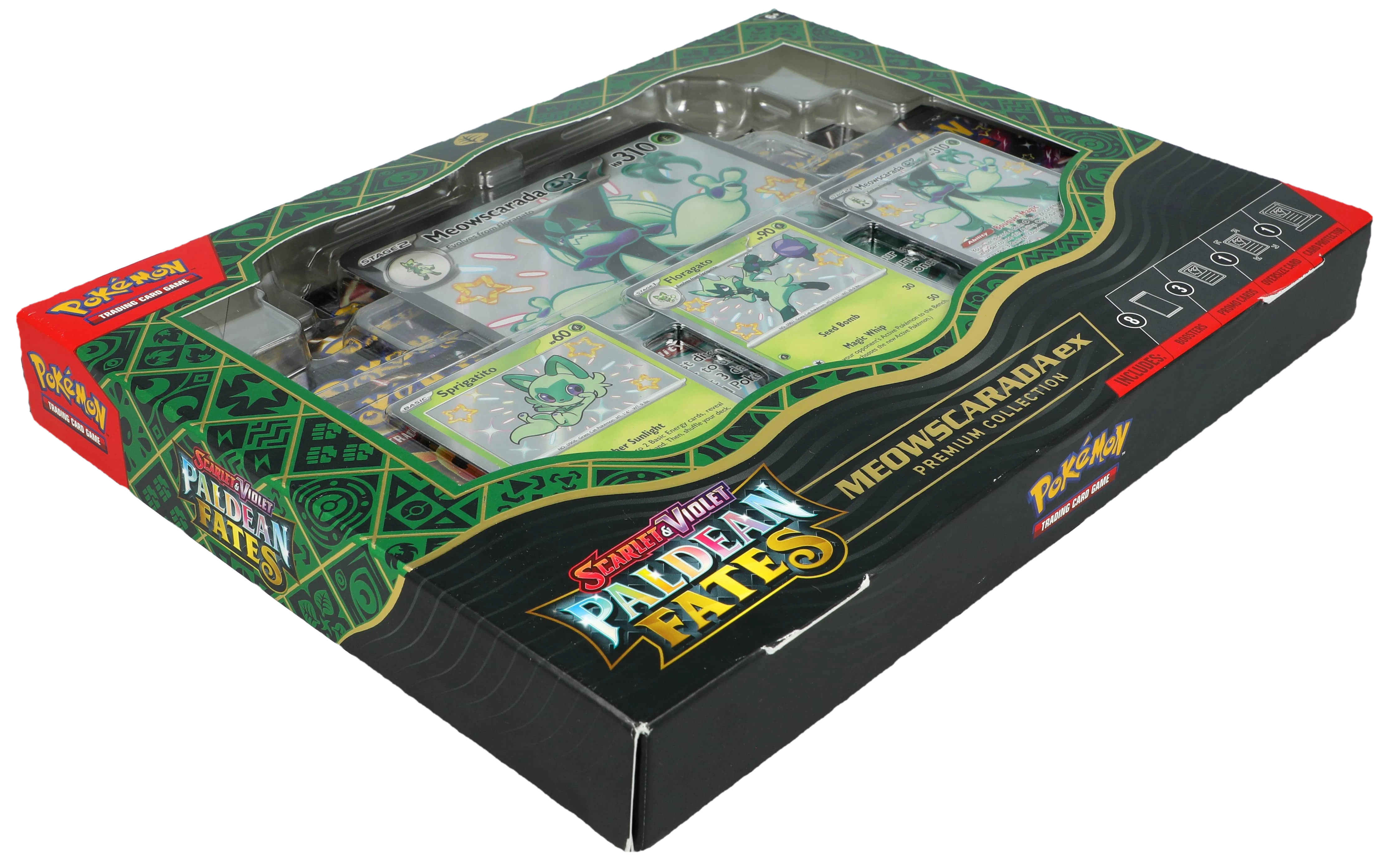 Paldean Fates Meowscarada Premium Collection Collection Box