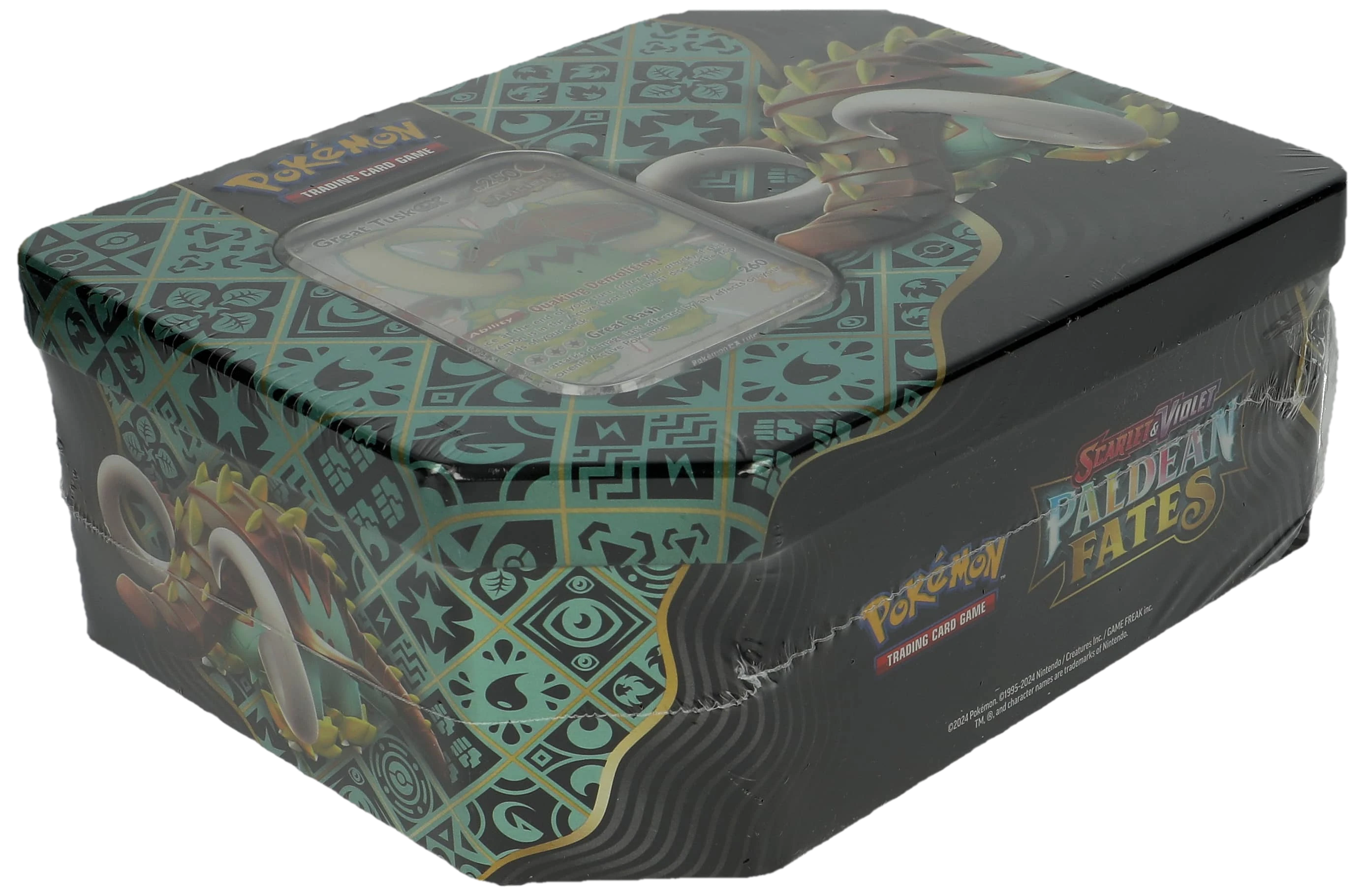 Paldean Fates Great Tusk Tin Tin
