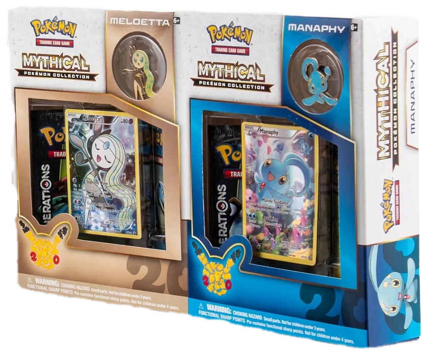 Generations Mythical Pokemon Collection Collection Box