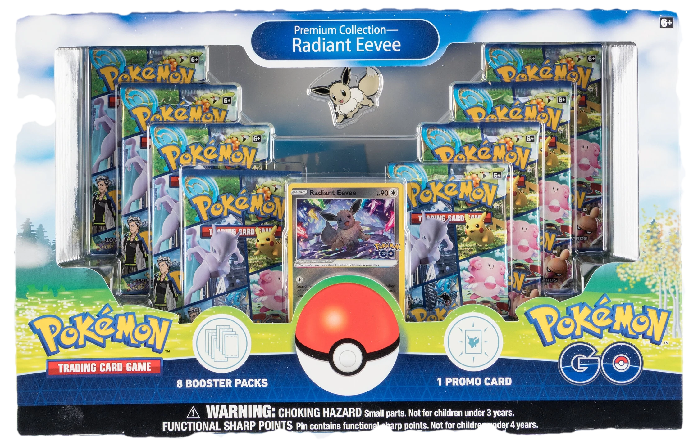 Pokemon Go Radiant Eevee Premium Collection Collection Box