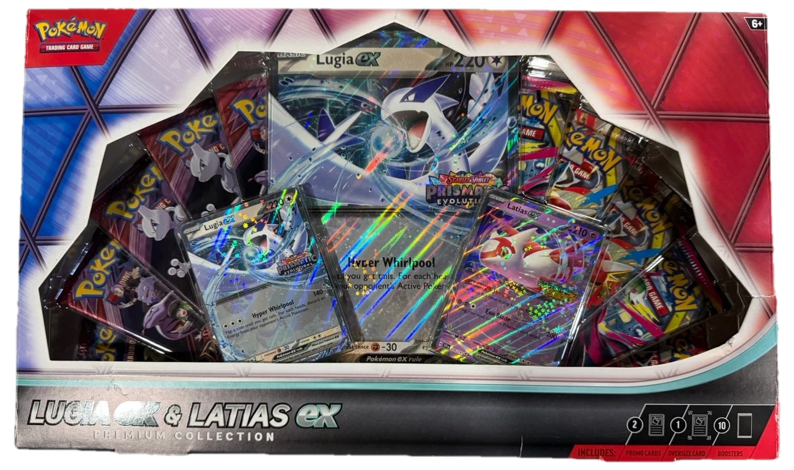 Prismatic Evolutions Lugia & Latias Premium Collection Collection Box