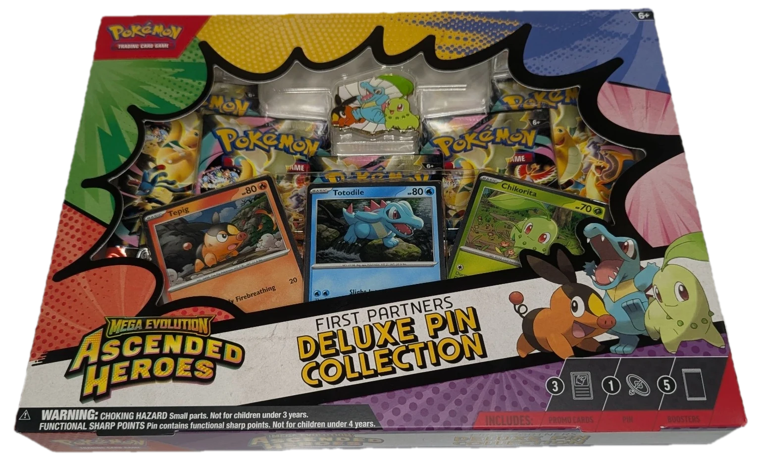 Ascended Heroes First Partners Deluxe Pin Collection Collection Box