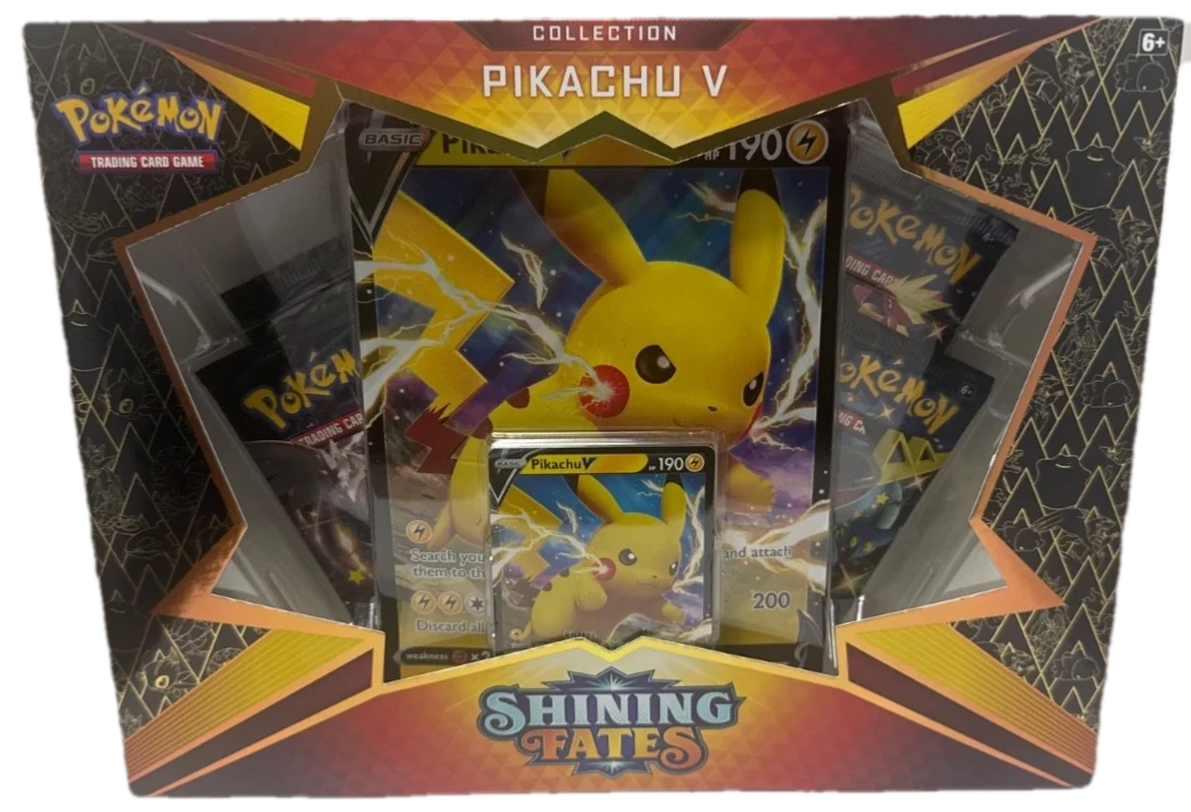 Shining Fates Pikachu V Collection Collection Box