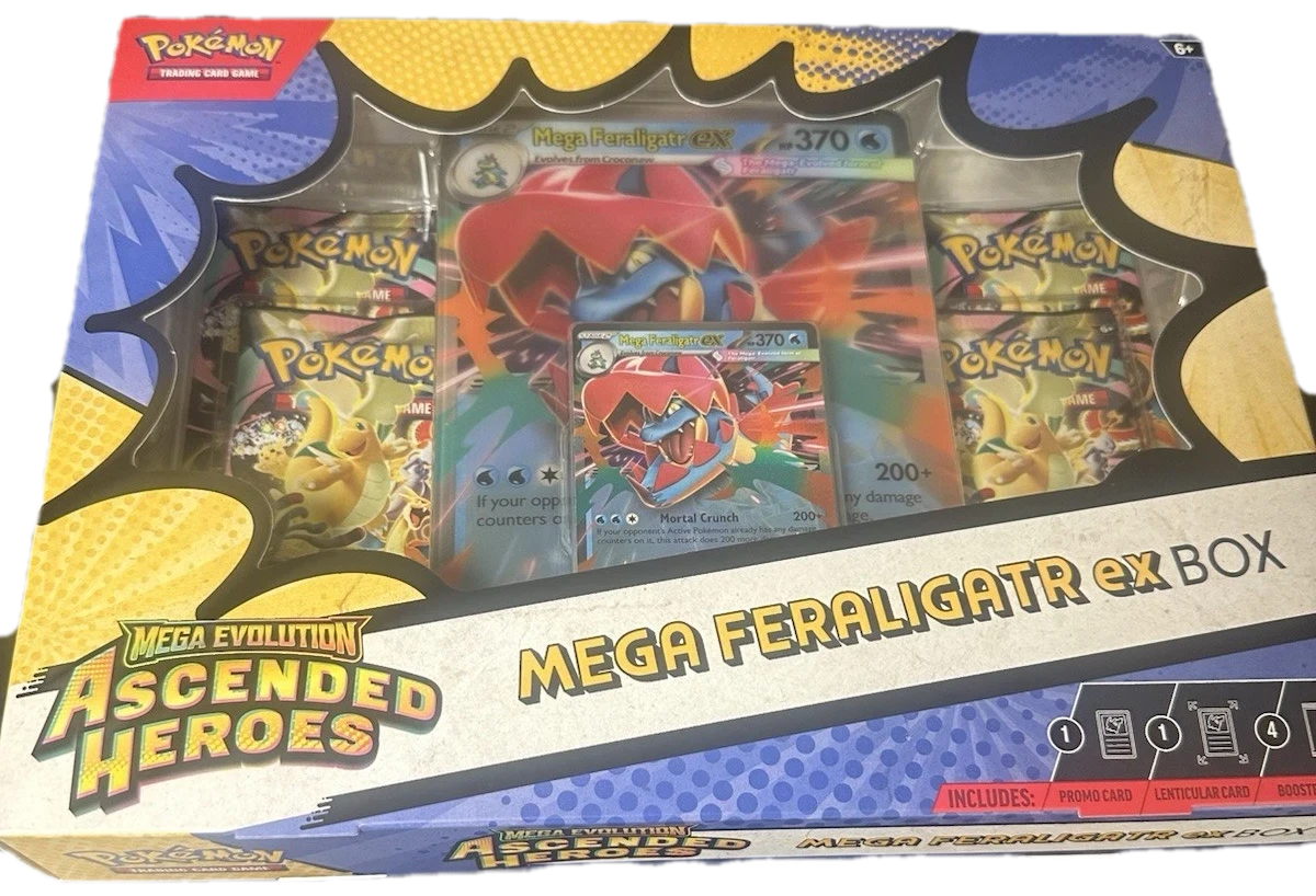 Ascended Heroes Mega Feraligatr Box Collection Box