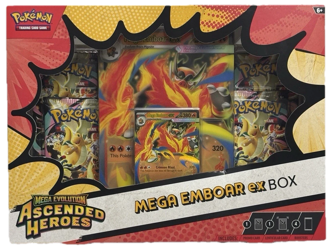 Ascended Heroes Mega Emboar Box Collection Box