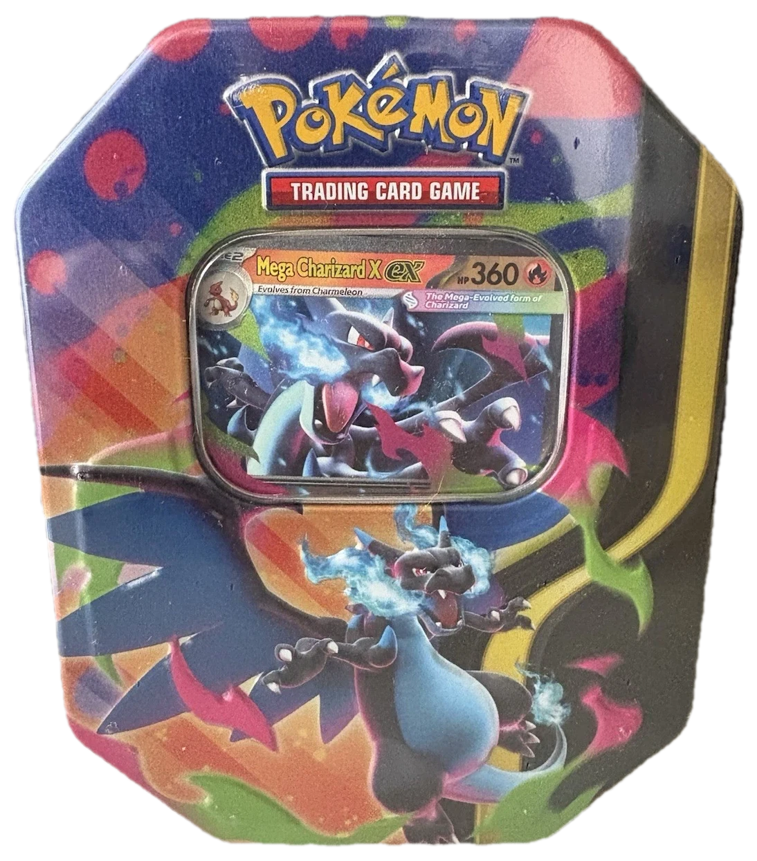 Mega Charizard X Tin Tin