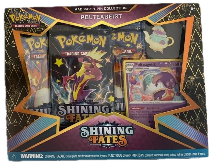 Shining Fates Mad Party Pin Collection Collection Box