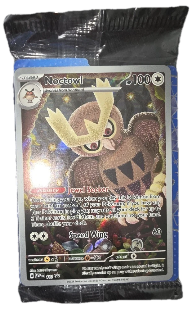 Scarlet & Violet Noctowl Svp141 Sealed Promo Card