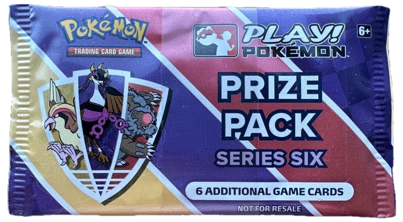 Play Pokemon Prize Pack Series Six Booster Pack