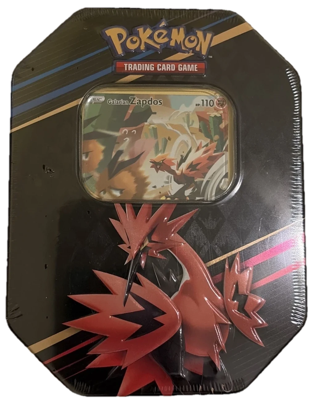 Crown Zenith Galarian Zapdos Tin Tin