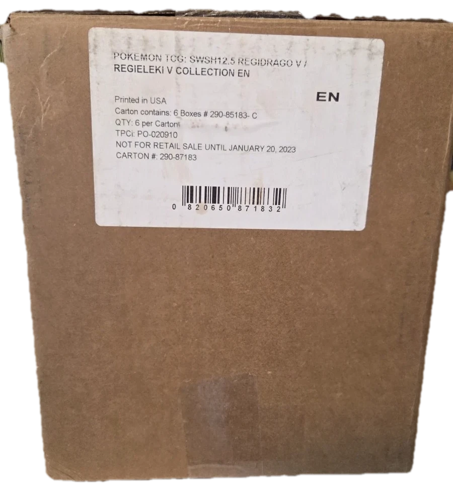 Crown Zenith Regidrago V Regieleki V Collection Collection Box