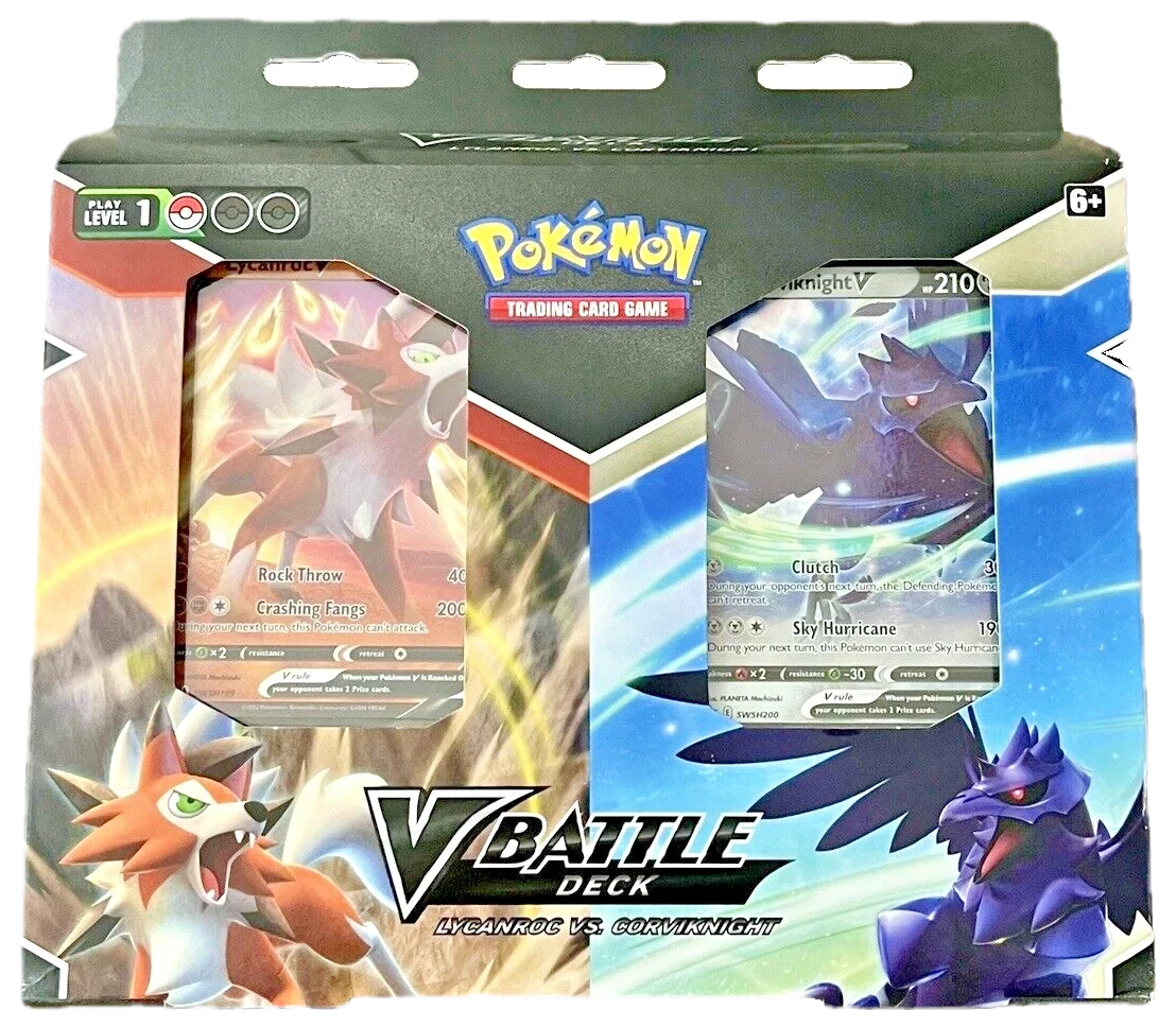 Lycanroc Vs Corviknight V Battle Deck Bundle Deck