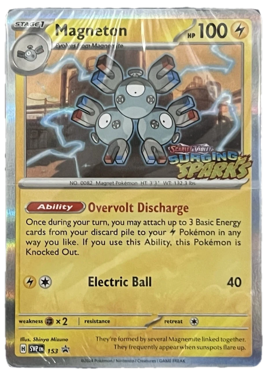 Surging Sparks Magneton Svp 153 Sealed Promo Card