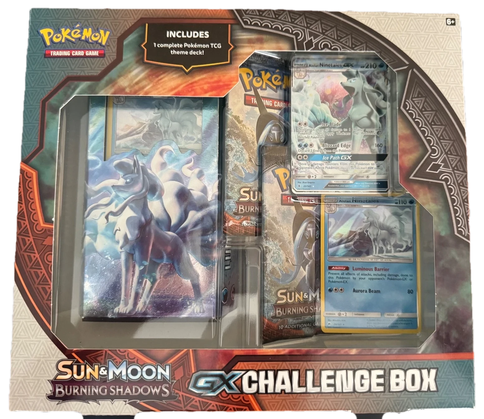 Burning Shadows Alolan Ninetales Challenge Box Collection Box